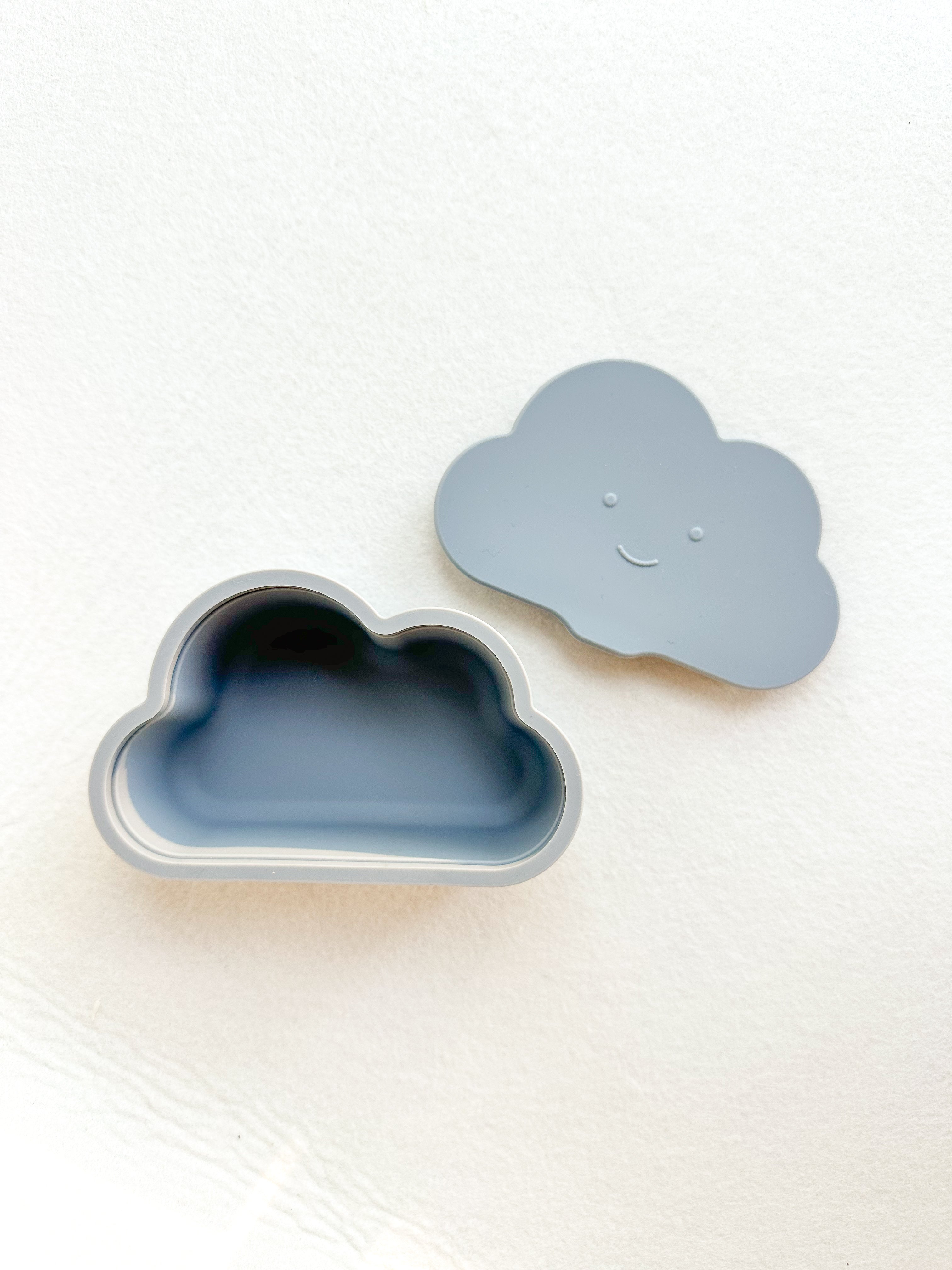 Kumo Nibbler Snack Container in Smokey Blue