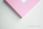 Bubblegum Pink Modern Baby Book - Our Story Paper Co.