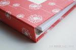 Coral Dandelion Modern Baby Book - Our Story Paper Co.
