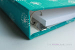 Teal Dandelion Modern Baby Book - Our Story Paper Co.