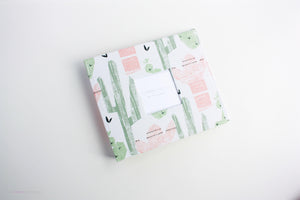 Cactus Paradise Modern Baby Book - Our Story Paper Co.