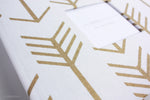 Gold Arrow  Modern Baby Book - Our Story Paper Co.