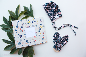 Chic Flora Modern Baby Book - Our Story Paper Co.