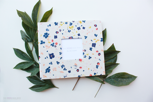 Chic Flora Modern Baby Book - Our Story Paper Co.
