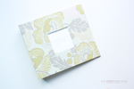 Peony Swirls Floral Modern Baby Book - Our Story Paper Co.