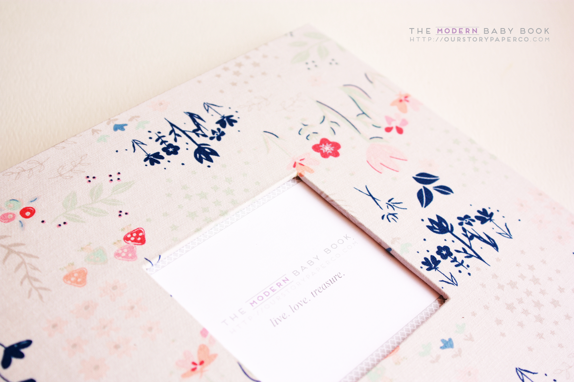 Paperie Gardens Modern Baby Book - Our Story Paper Co.