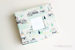 Indian Summer Woodland Modern Baby Book - Our Story Paper Co.