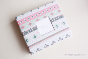 Pirot Evoked Modern Baby Book - Our Story Paper Co.