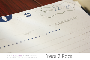 Baby's Year 2 Pack - Our Story Paper Co.