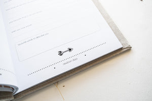 little darling modern baby book - Our Story Paper Co.
