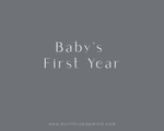 First Year Baby Book Inserts - Our Story Paper Co.