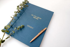 as you grow modern baby book - Our Story Paper Co.