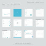 Mint Arrow Modern Baby Book - Our Story Paper Co.