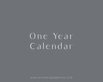 One Year Calendar Pack - Our Story Paper Co.
