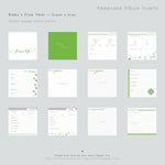 Mint Arrow on White Modern Baby Book - Our Story Paper Co.