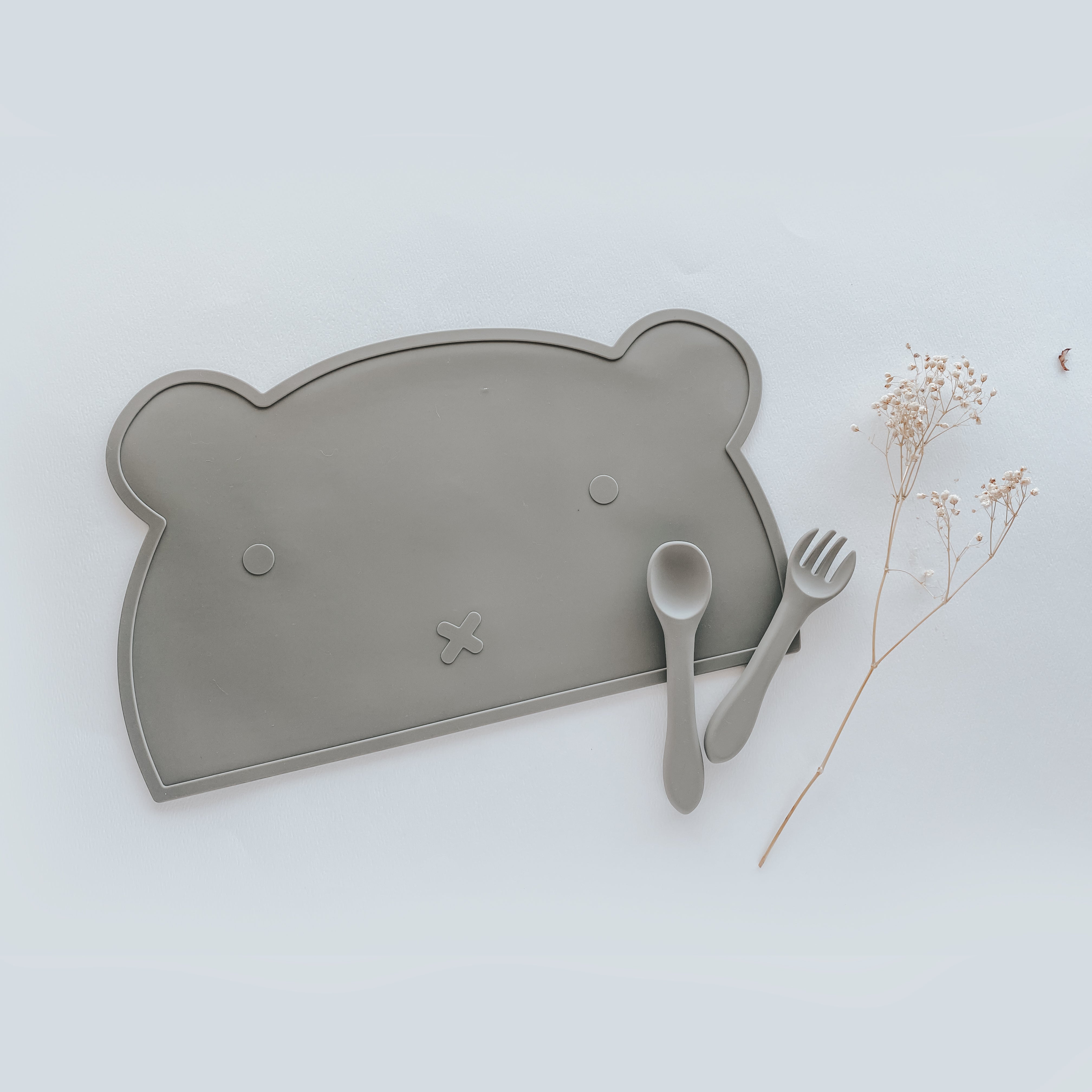 Silicone Placemat, Light Grey – LoveThyBeast