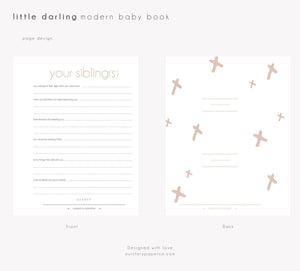 siblings page - Our Story Paper Co.
