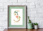 Set of 3 Watercolor Boho Nursery Prints - Our Story Paper Co.